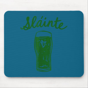 Alfombrilla De Ratón Salud brindis gaélico guión pub irlandés aclamacio