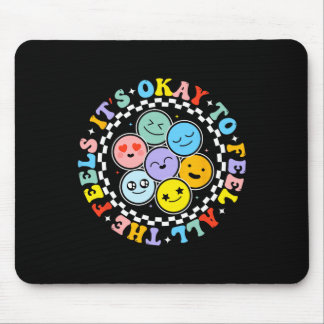 Alfombrilla De Ratón Salud Mental Groovy Es Ok Sentir Todo