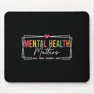 Alfombrilla De Ratón Salud Mental Todos los Días Inspirador