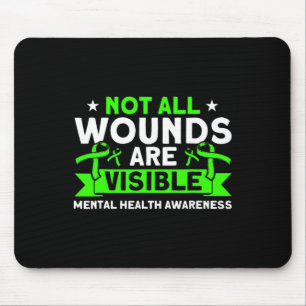 Alfombrilla De Ratón Salud No Todas Las Heridas Visible Aviso De Salud 