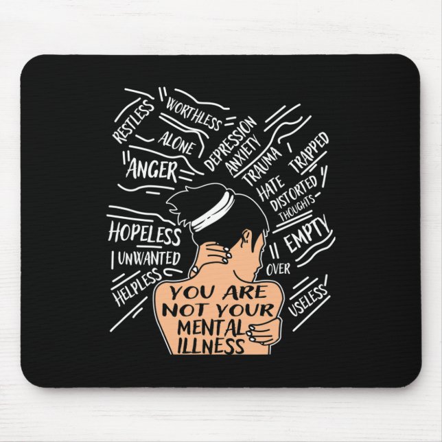 Alfombrilla De Ratón Salud Para Las Mujeres No Eres Su Enfermedad Menta (Frente)