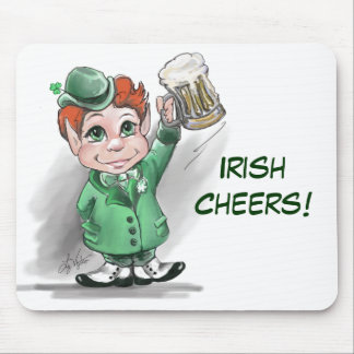 Alfombrilla De Ratón ¡Saludos irlandeses! Mousepad