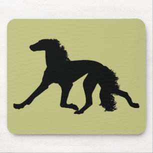 Alfombrilla De Ratón Saluki Silhouette
