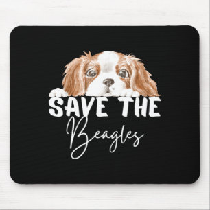 Alfombrilla De Ratón Salva los beagles final animal para hombres mujere
