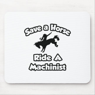 Alfombrilla De Ratón Salva un caballo, corre un machista