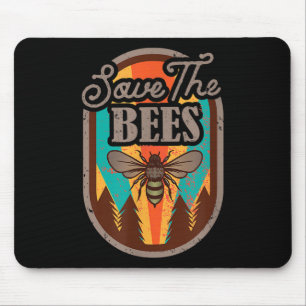 Alfombrilla De Ratón Salvar a las abejas Protección del medio ambiente 