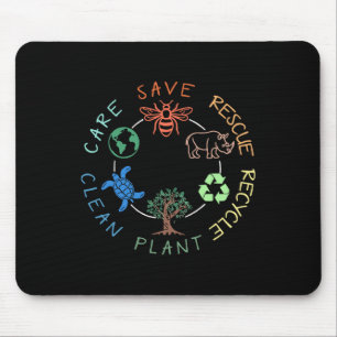 Alfombrilla De Ratón Salvar a las abejas rescatar animales reciclar ani