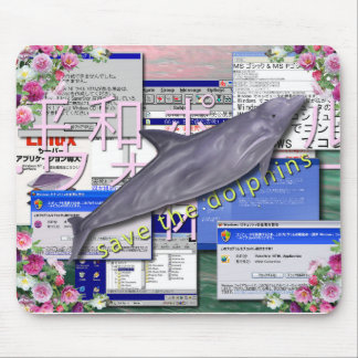 Alfombrilla De Ratón Salvar a los delfines Mousepad
