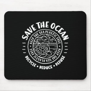 Alfombrilla De Ratón Salvar el océano, la protección del medio ambiente