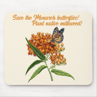 Alfombrilla De Ratón Salvar la Mariposa Monarca