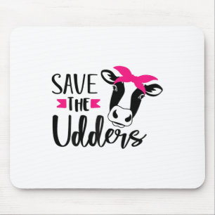 Alfombrilla De Ratón Salvemos A Los Udders Concienciación Sobre El Cánc