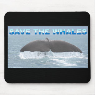 Alfombrilla De Ratón Salven a las ballenas