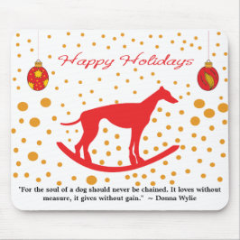 Alfombrilla De Ratón ¡Salven los Greyhounds! (con poema)