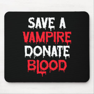 Alfombrilla De Ratón Salven Un Vampiro Donar Sangre Disfraz De Hallowee