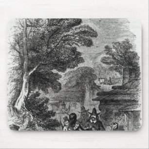 Alfombrilla De Ratón Samoset, el visitante indio