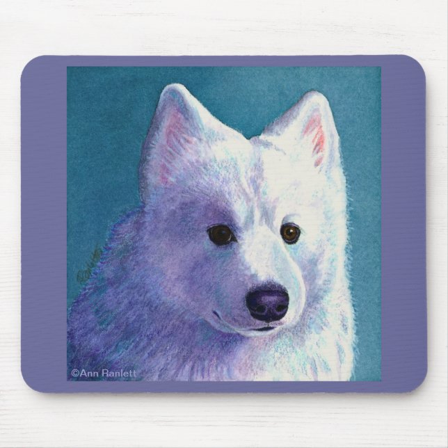 Alfombrilla De Ratón Samoyed Mousepad - "Buda" (Frente)