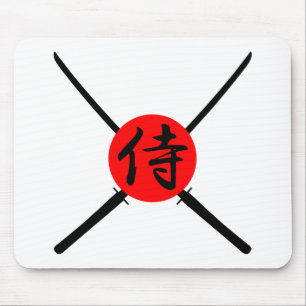 Alfombrilla De Ratón SAMURAI - Espada y kanji