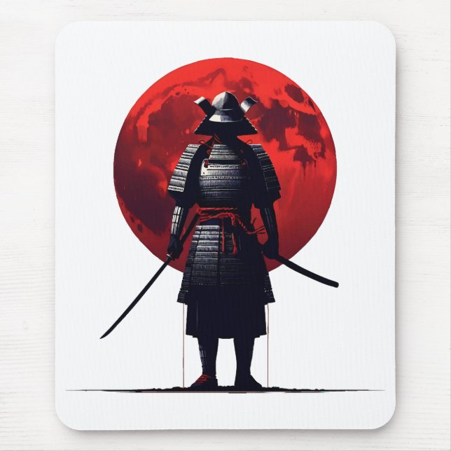 Alfombrilla De Ratón Samurai japonés (Frente)