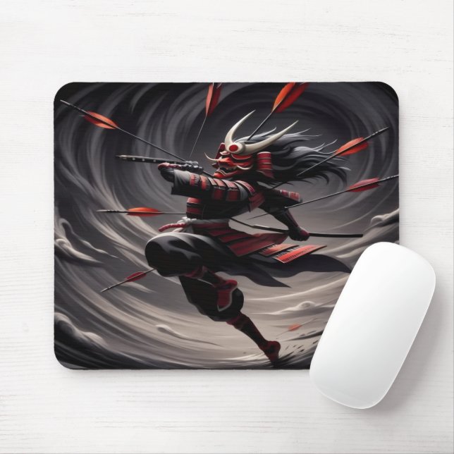 Alfombrilla De Ratón Samurai Swordplay Mousepad (Con ratón)