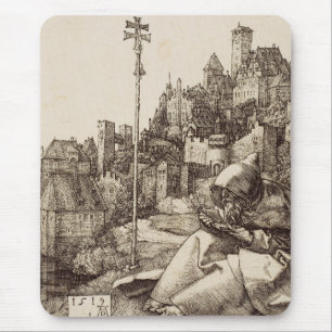 Alfombrilla De Ratón San Antonio leyendo por Albrecht Durer