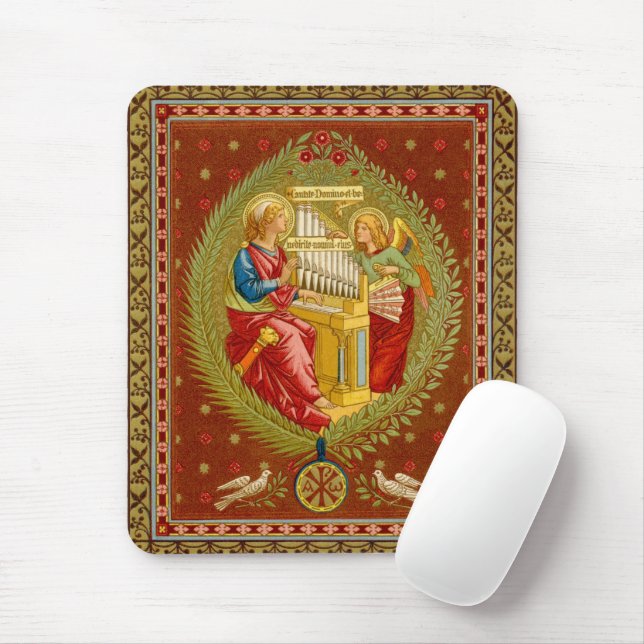 Alfombrilla De Ratón San Cecilia de Roma (SNV 36) Vertical (Con ratón)
