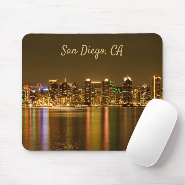 Alfombrilla De Ratón San Diego personalizado (Con ratón)