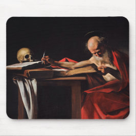 Alfombrilla De Ratón San Jerónimo escribiendo (por Caravaggio)