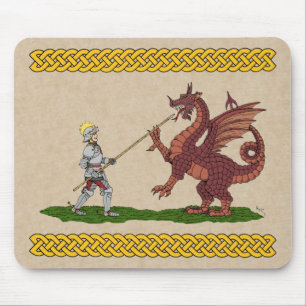 Alfombrilla De Ratón San Jorge y el Dragón del siglo XV
