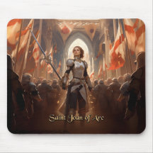 San Juana de Arco Mousepad, cristiano #29