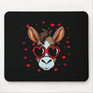 Alfombrilla De Ratón San Valentín Burro Corazones Solteros Lindos Amant