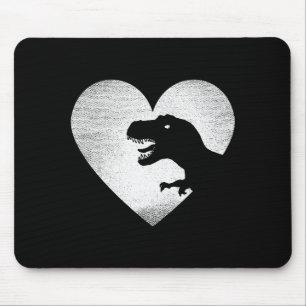 Alfombrilla De Ratón San Valentín de dinosaurios Trex Amor Dinosaurios
