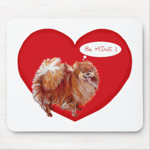 Alfombrilla De Ratón San Valentín de Pomerania