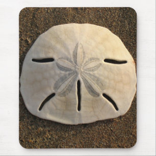Alfombrilla De Ratón Sand Dollar Sea Shell Sand Beach Mousepad