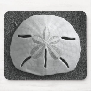 Alfombrilla De Ratón Sand Dollar Seashell Sand Beach Mousepad