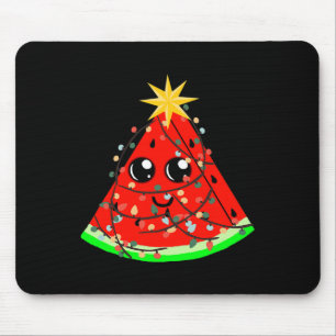 Alfombrilla De Ratón Sandía Fruta Hawaiana Navidad De Verano