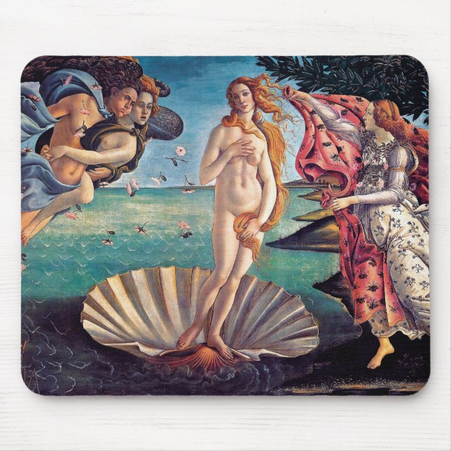 Alfombrilla De Ratón Sandro Botticelli - El nacimiento de Venus - Arte  (Frente)