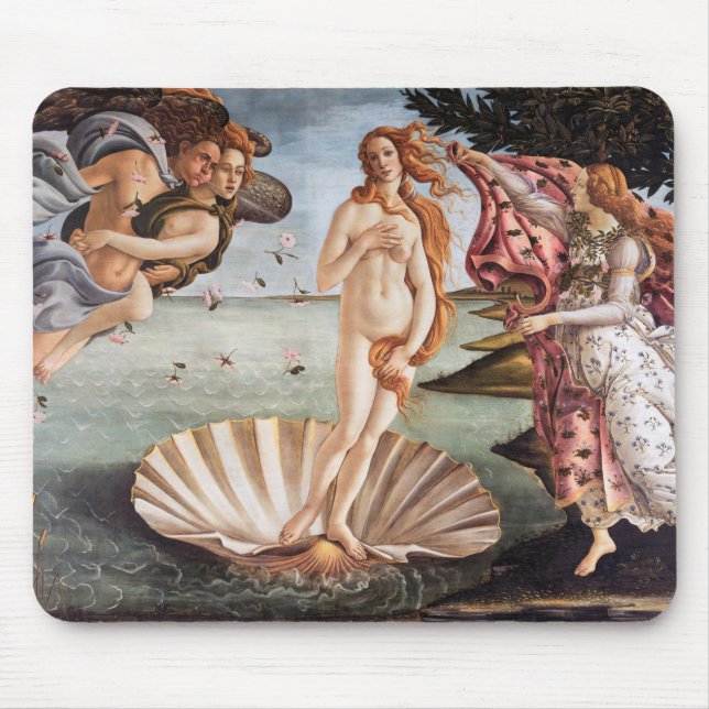 Alfombrilla De Ratón Sandro Botticelli - Nacimiento de Venus (Frente)