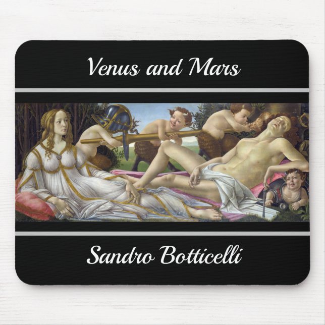 Alfombrilla De Ratón Sandro Botticelli - Venus y Mars (Frente)