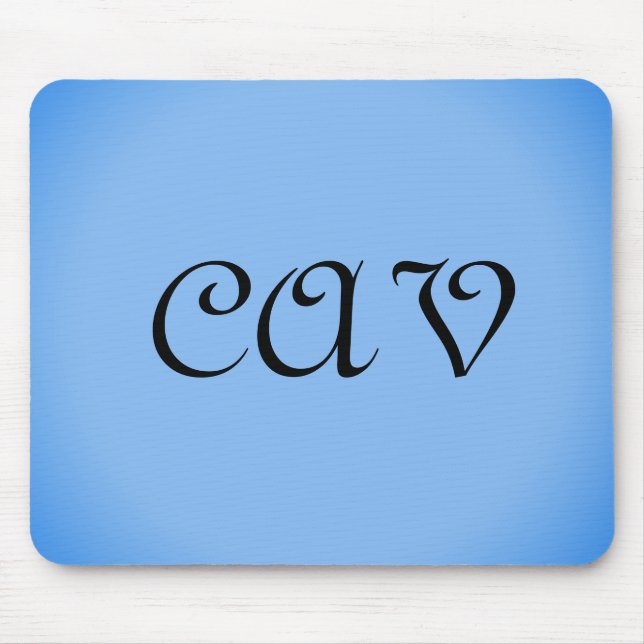 Alfombrilla De Ratón Sangria Cornflower Blue (Frente)