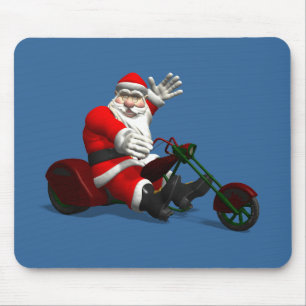 Alfombrilla De Ratón Santa Claus En Trike