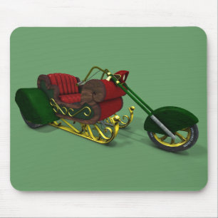 Alfombrilla De Ratón Santa Claus Motor Trike