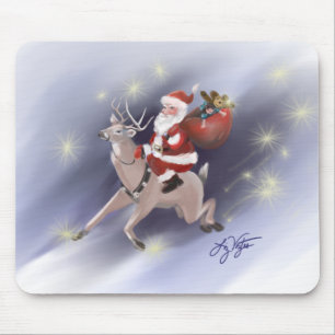 Alfombrilla De Ratón Santa Delivers Mousepad