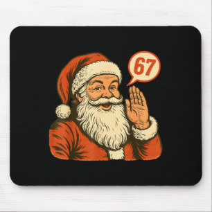 Alfombrilla De Ratón Santa Dice 6 7 Seis Siete Gen Z Alpha Meme Argot C