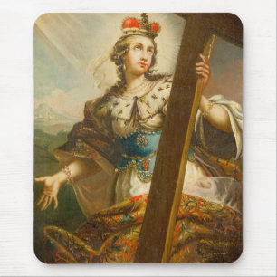 Alfombrilla De Ratón Santa Elena de Constantinopla con cruz