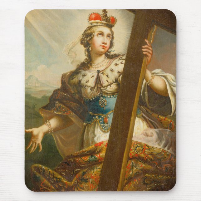 Alfombrilla De Ratón Santa Elena de Constantinopla con cruz (Frente)