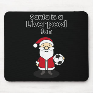 Alfombrilla De Ratón Santa es un fanático del fútbol de Liverpool Diver