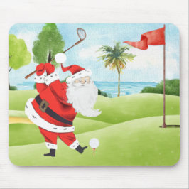 Alfombrilla De Ratón Santa Golf Summer Golf Mousepad