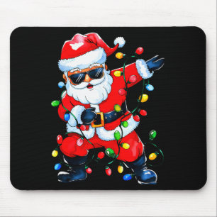 Alfombrilla De Ratón Santa haciendo Dab Xmas Luz Niñas Niños Divertido