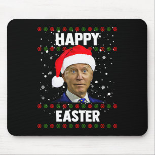 Alfombrilla De Ratón Santa Joe Biden Feliz Pascua Navidades feos sudan