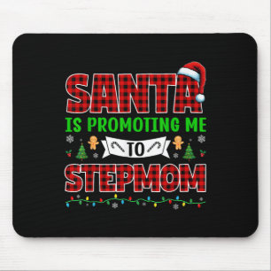 Alfombrilla De Ratón Santa Me Está Ascendiendo A Madrastra Navidad Espe